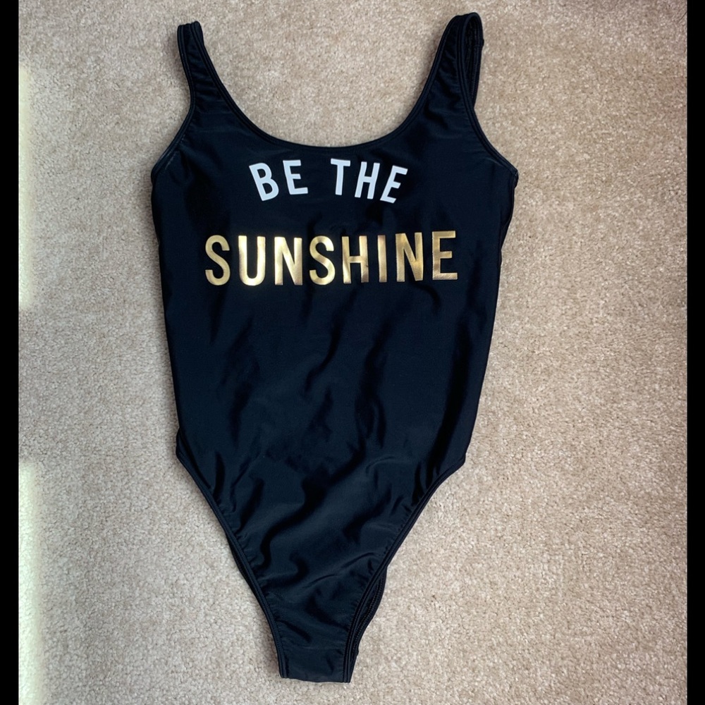 Be the sunshine one piece Hollister bathing suit